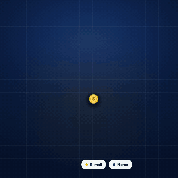 Exemplo visual da plataforma de captacao de leads